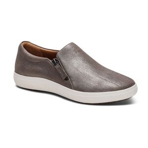 Aetrex | Jenna slip on sneakers in brushed silver
